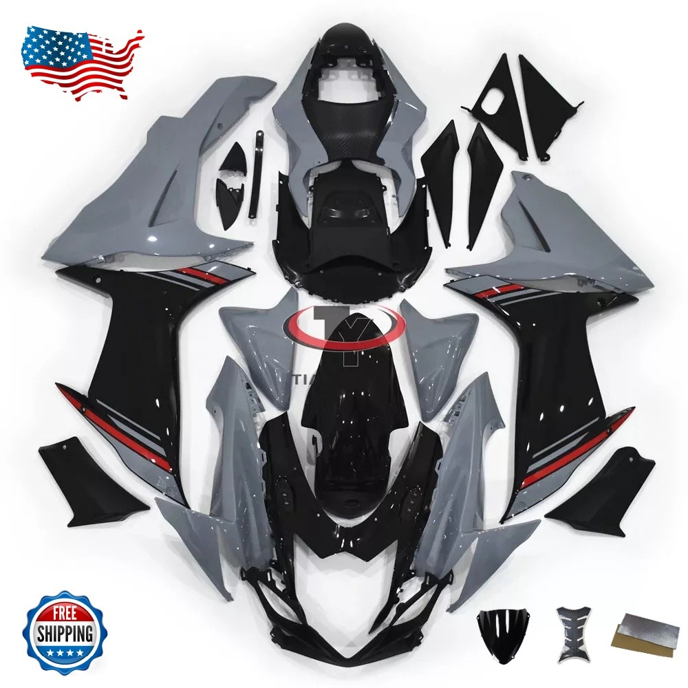 Cement Gray Injection ABS Body Fairing Kit For Suzuki GSXR600 GSXR750 2011-2025