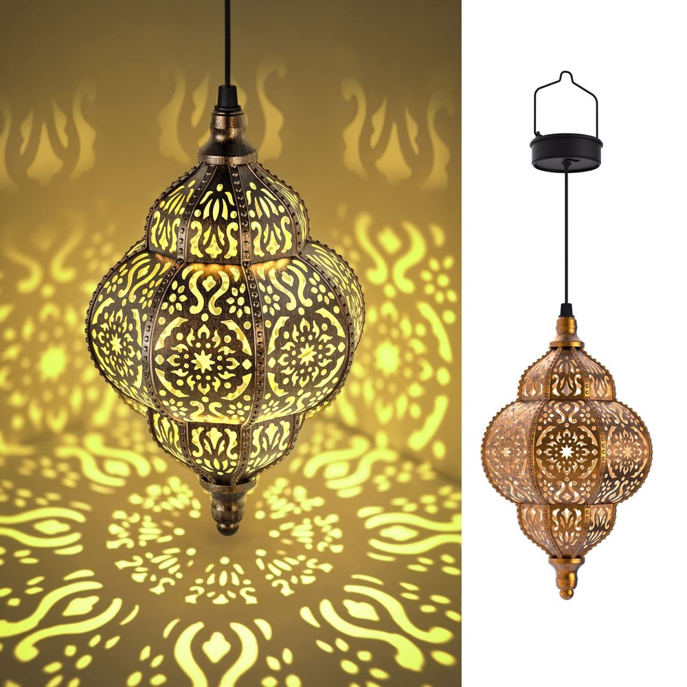 Waterproof Hanging Solar Lanterns for Outdoor Garden Decor