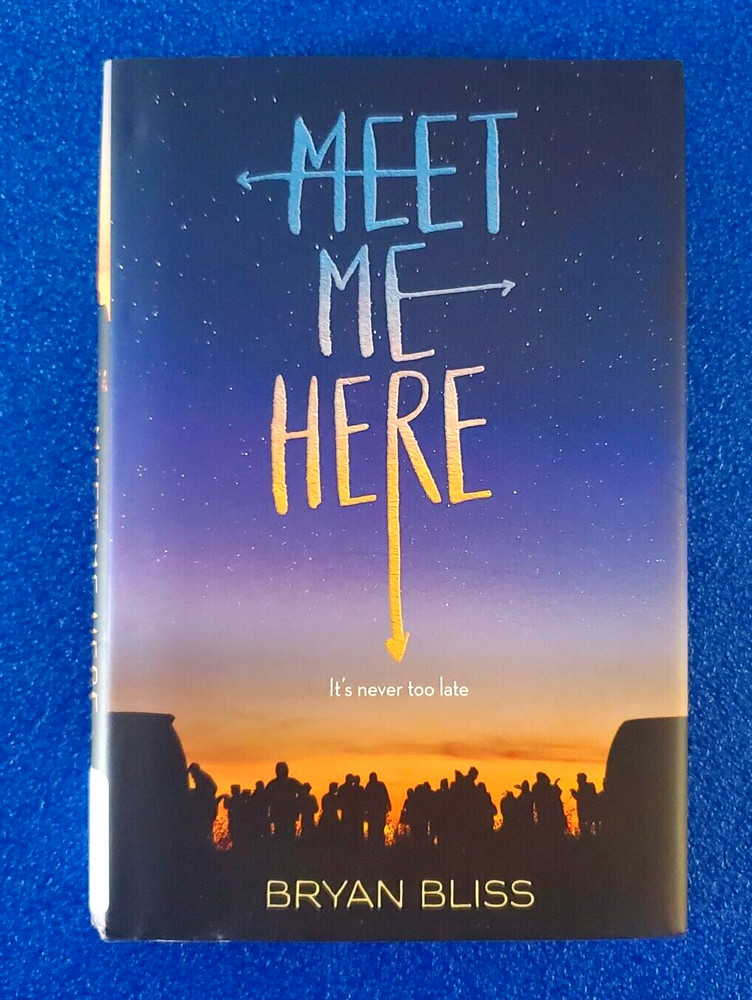 Meet Me Here It's Never Too Late Love Romance Story Hardcover Free Shipping