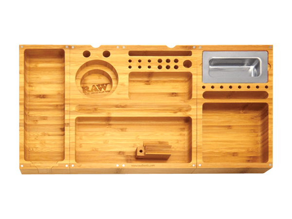 RAW Triple Flip Rolling Tray for Herbs and Smoking Accessories