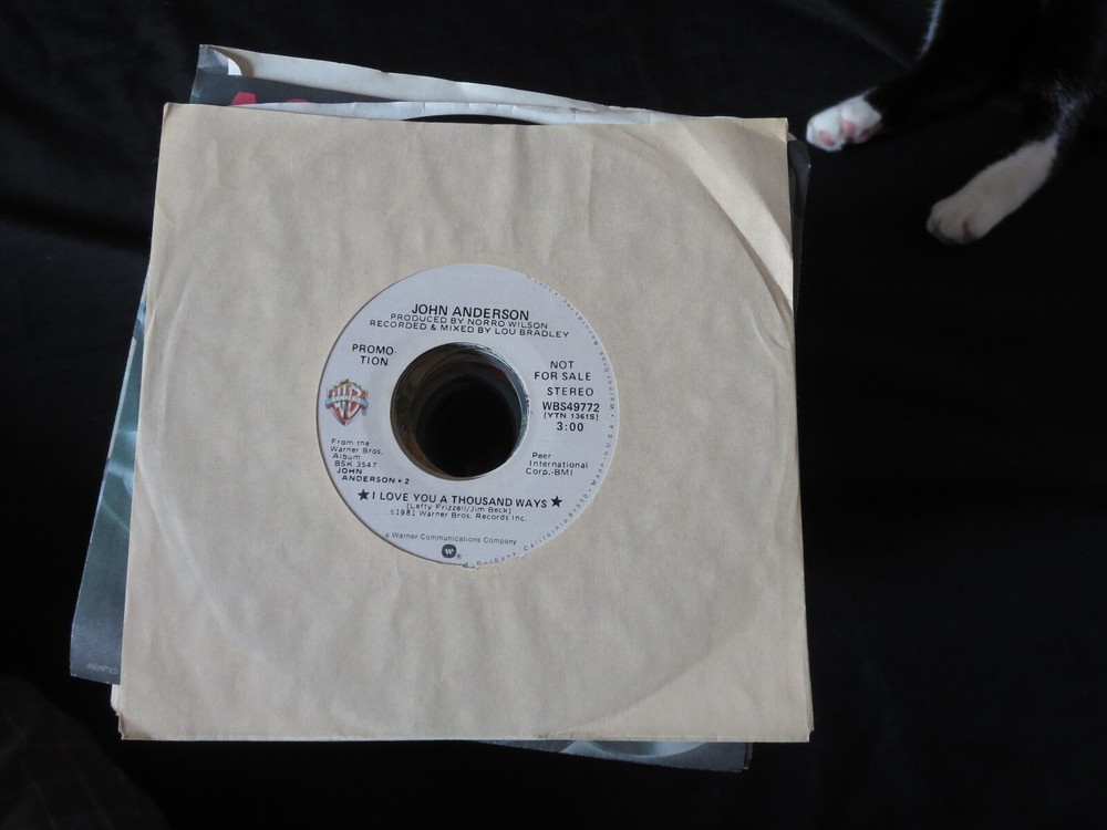JOHN ANDERSON – I Love You A Thousa PROMO Unplayed Old Stock