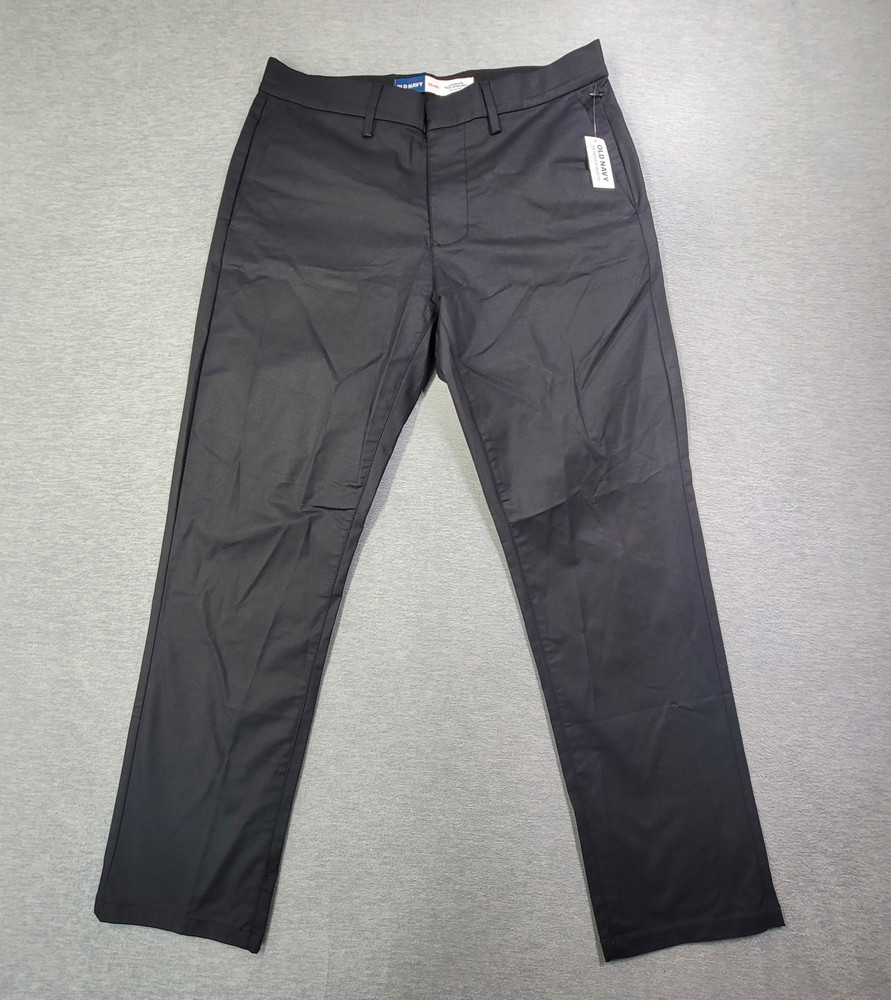 Old Navy Pants Mens 32x30 Black Ultimate Tech Straight Leg Stretch Classic NWT