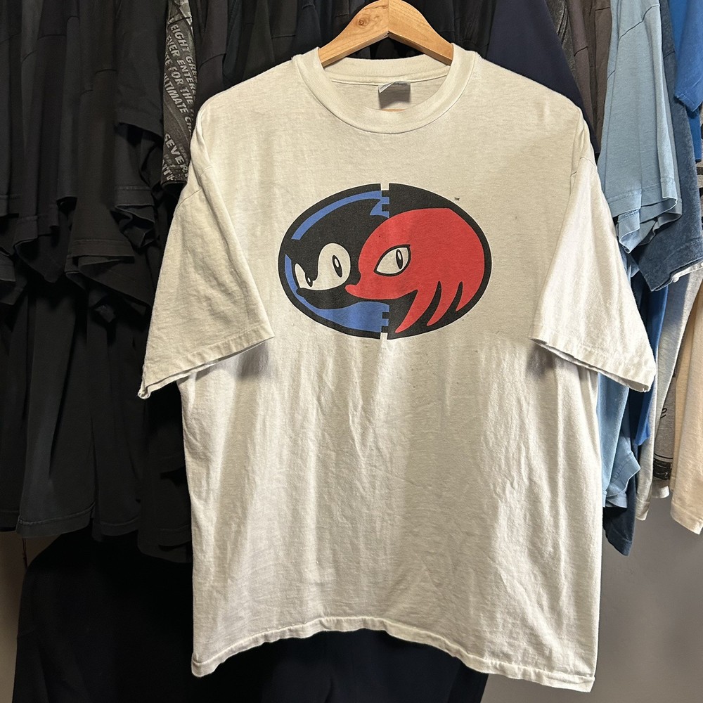 Vintage 1994 Sonic & Knuckles Video Game Promo T Shirt XL Sega Genesis 90s Tee