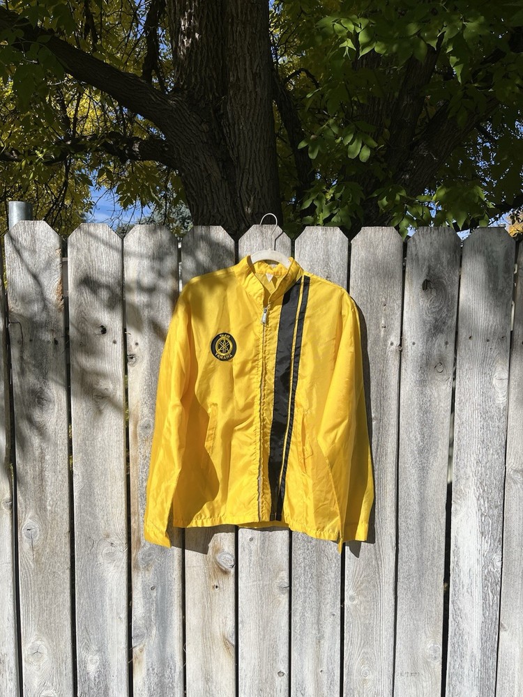 Vintage 70s Yamaha Racing Jacket (Men’s L) Full Zip Nylon