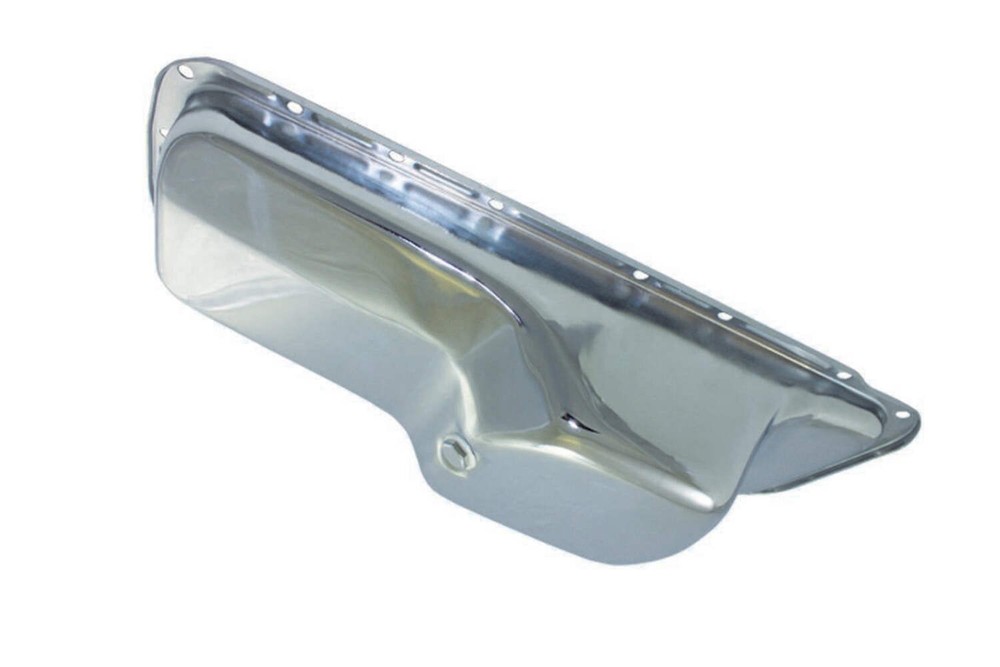 Fits 66- BBM/Hemi Steel Stock Oil Pan Chrome by Specialty Products Company 7456
