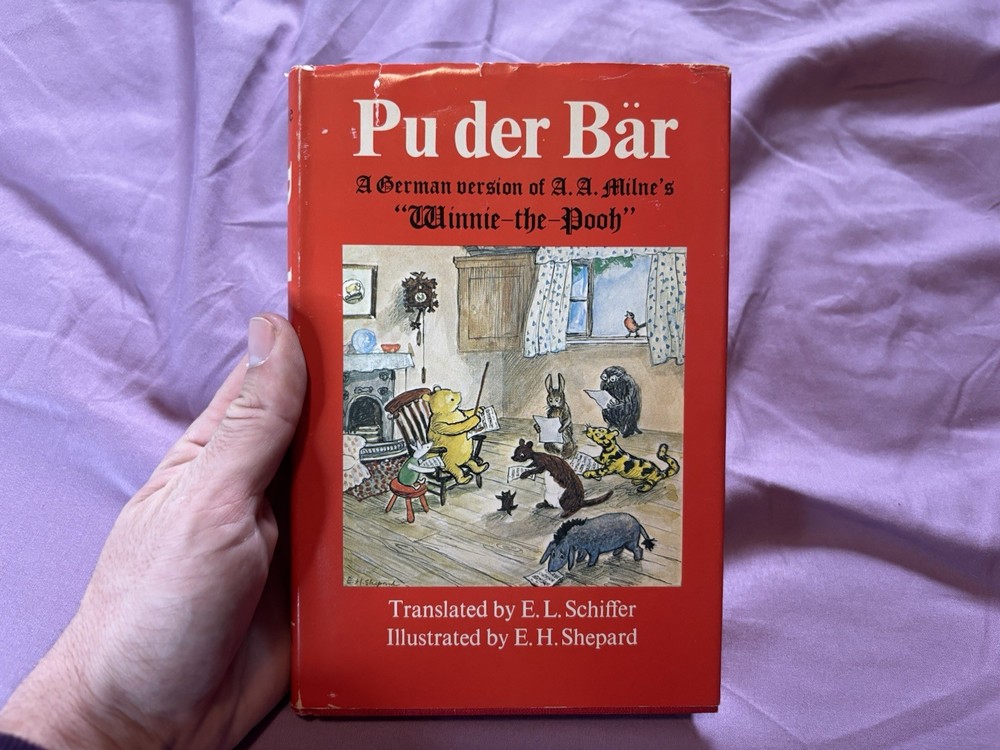 Pu der Bär German Edition of Winnie the Pooh by A. A. Milne 1968, HC/DJ