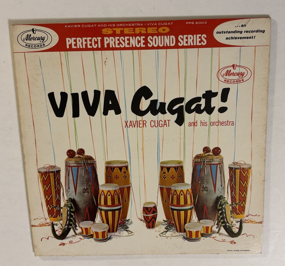 Xavier Cugat and His Orchestra - Viva Cugat! STEREO LP Vinyl Record PPS 6003 EX