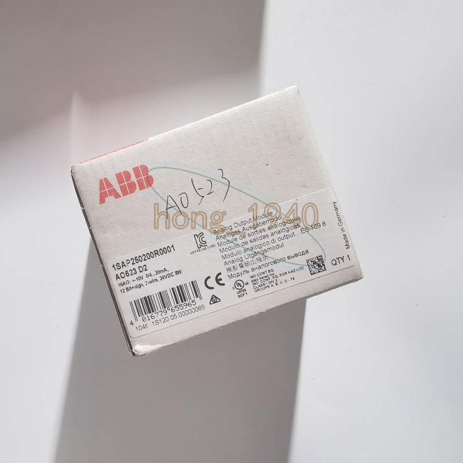 One New Abb Ac500 Series Plc Module Analog Module Ao523 1Sap250200R0001