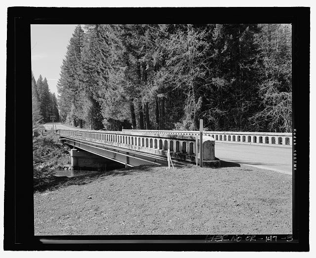 Photo:Marion Creek Bridge Oregon 1930s Highway Bridge Forest View