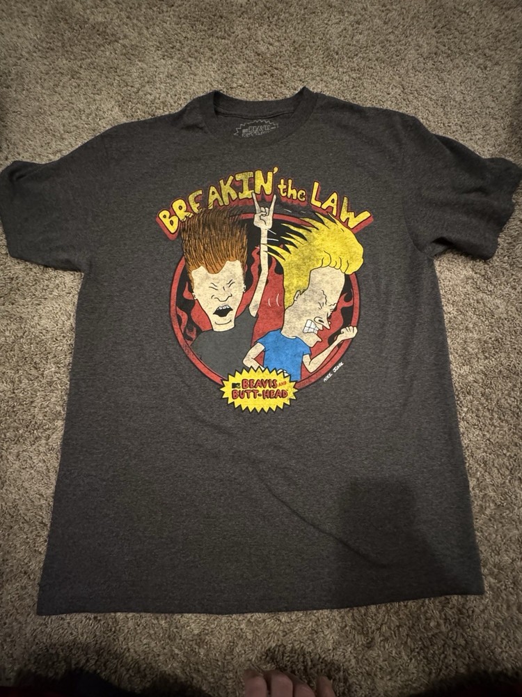 Vintage Authentic Beavis And Butthead Mtv T-Shirt Large