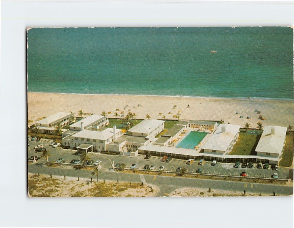 Postcard Aerial View Colonnades Hotel Palm Beach Florida USA
