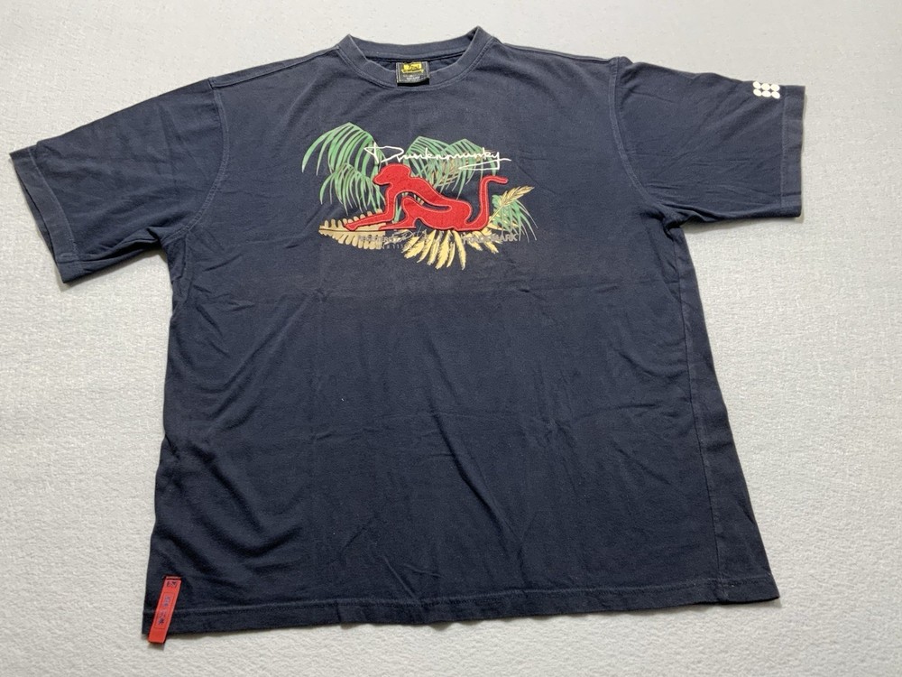 Vintage Drunknmunky T Shirt Y2K Black XL