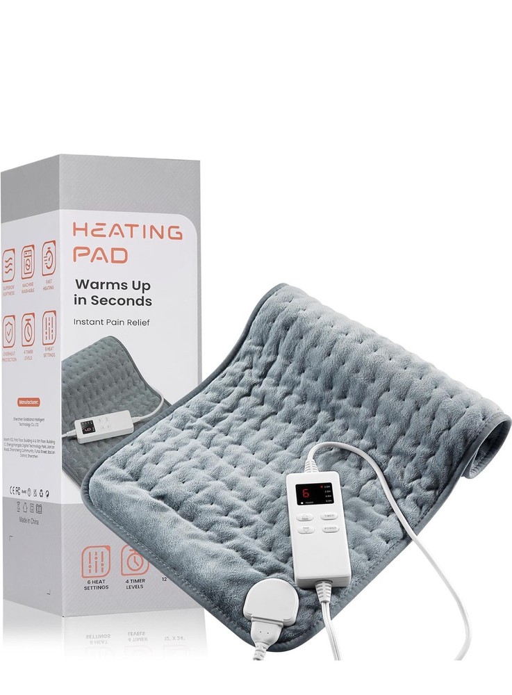 Heating Pad for Back & Period Cramps, Portable Heating Pad for Neck