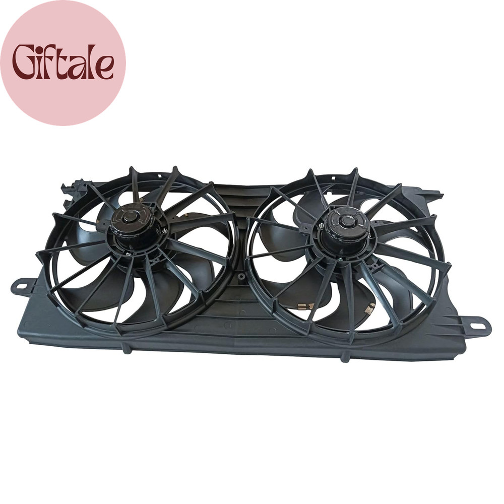 Radiator Dual Cooling Fan Assembly for 2000-2005 Buick Lesabre for Pontiac Bonne