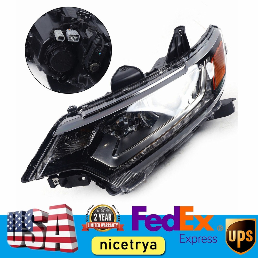 For Mitsubishi Outlander 2016-20 Left Side Halogen Headlamp LED w/ DRL Headlight