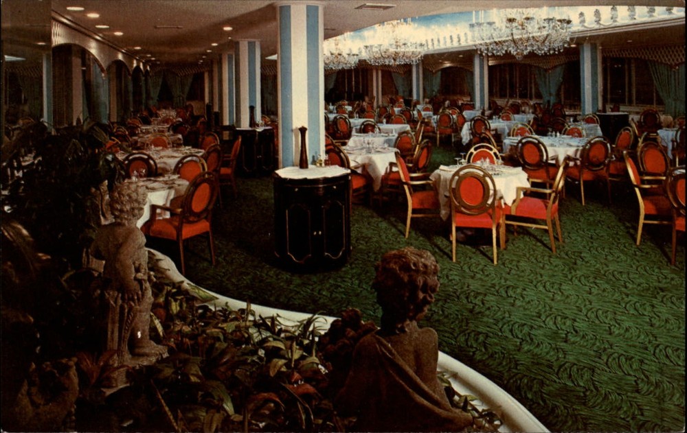 Utah Salt Lake City Hotel Sky Room Temple Square Mormon ~ 1970s postcard