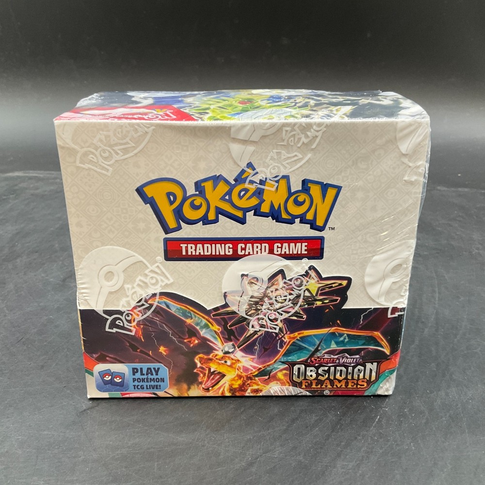 Pokemon TCG Scarlet & Violet Obsidian Flames Booster Box SEALEDPROBSTEIN is actively accepting consignments !!
