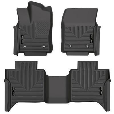 Husky Liners 99481, Kit Black Plastic Weatherbeater Floor Liners Performance Par