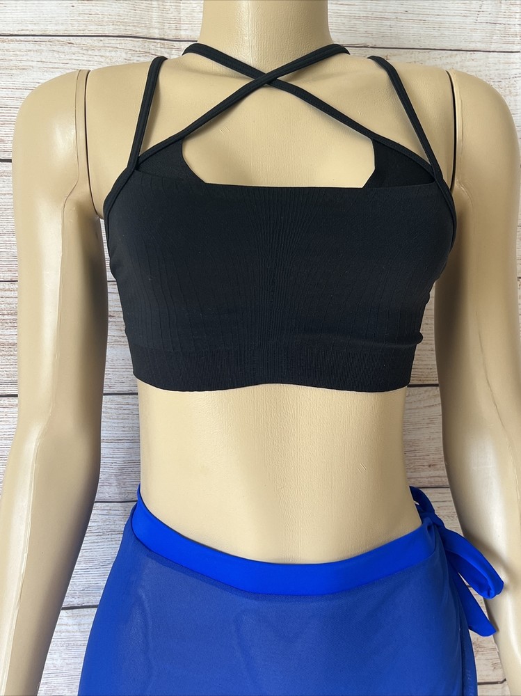 Nike Dri-Fit Womens Black Sports Bra Size XS