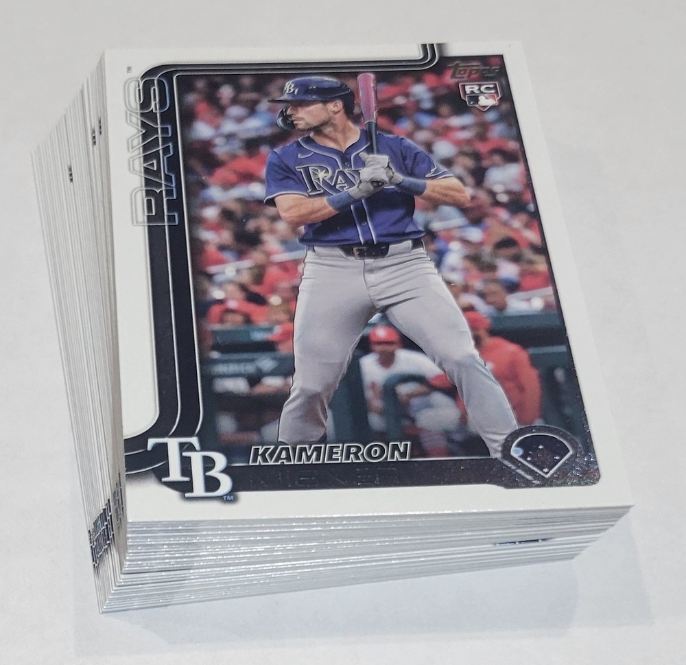2025 Topps - Tampa Bay Rays Team Set (Series 1, 2, & Update) - 32 Cards