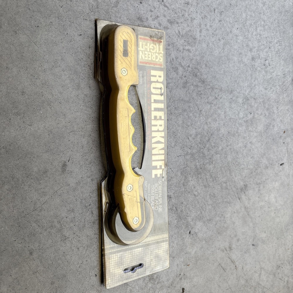 Screen Tight Roller Knife Screen Spline Roller & Trim Blade, Dual Screening Tool