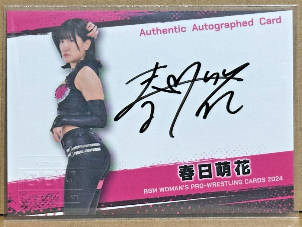 Moeka Haruhi 春日萌 2024 BBM Woman's Pro Wrestling Autograph #/100 SP TJPW Joshi