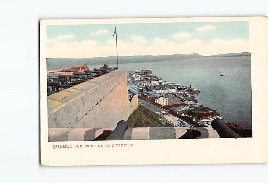 Postcard Vue Prise De La Citadelle Quebec City Canada