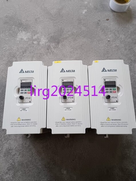 1pc used  Delta VFD055M43A 5.5KW