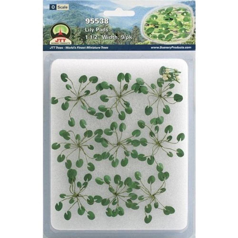 Lily Pads O Scale Model Train Scenery for Garden Landscapes  