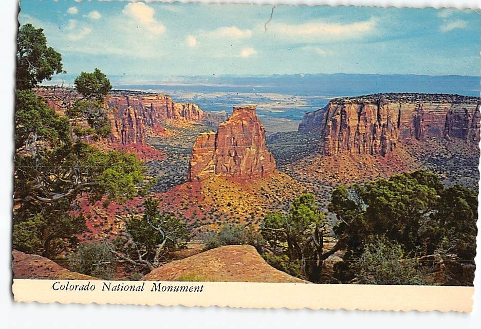 Postcard Colorado National Monument Colorado USA