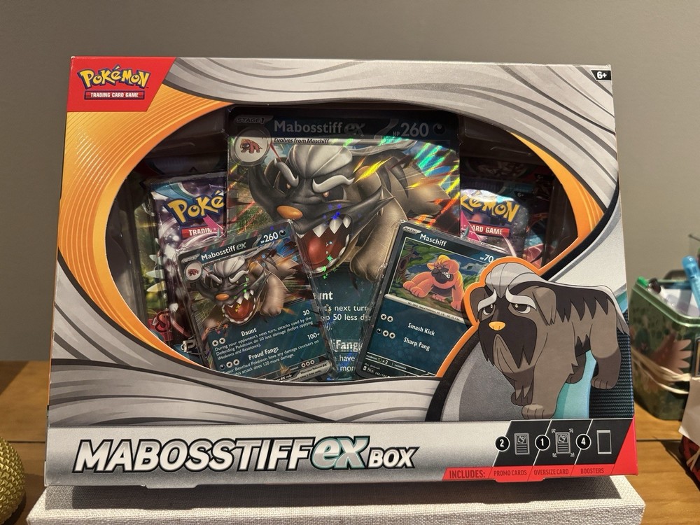 Pokémon TCG Mabosstiff ex Box- English Sealed/New