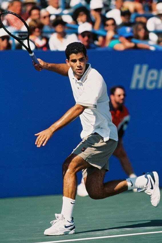 75659 PETE SAMPRAS IN ACTION PLAYING TENNIS Wall Print Poster US