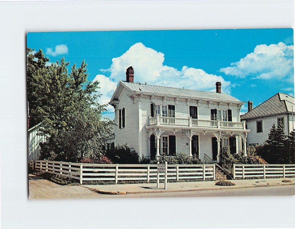 Postcard James Whitcomb Riley Home Greenfield Indiana USA