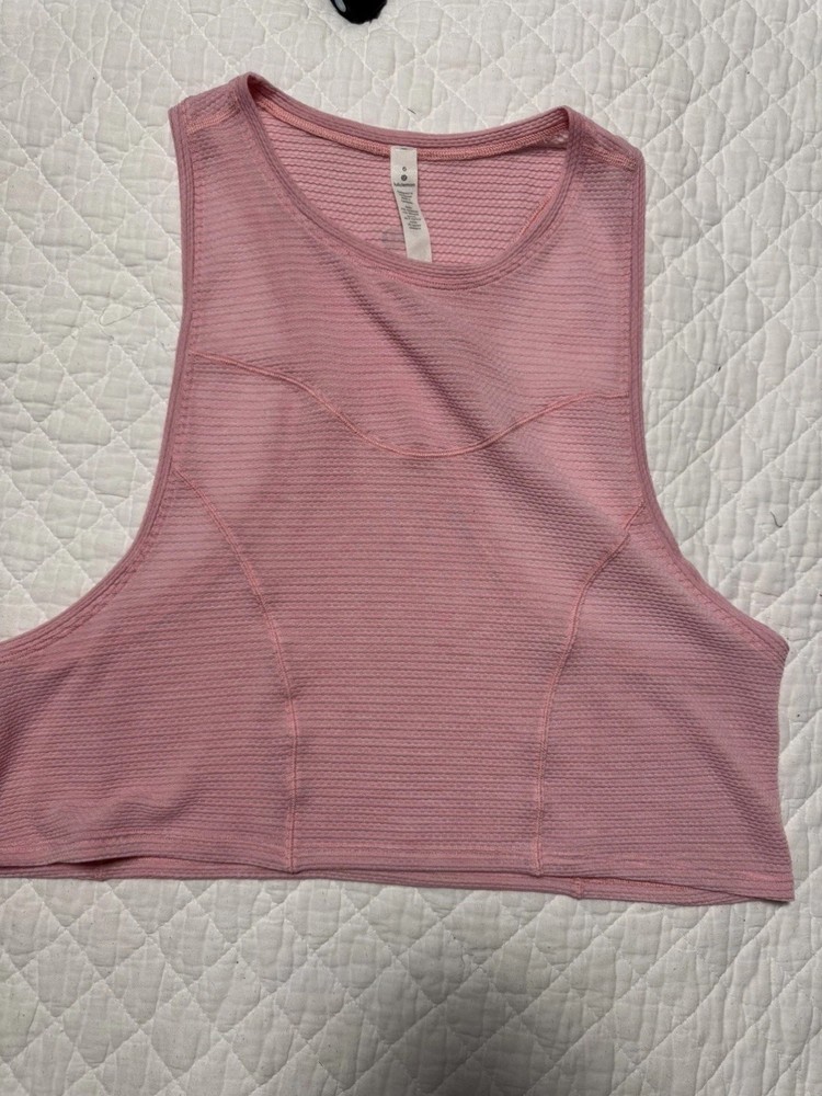 Lululemon Stronger as One Muscle Tank Size 6 Yoga Gym Running Casual Summer Fun