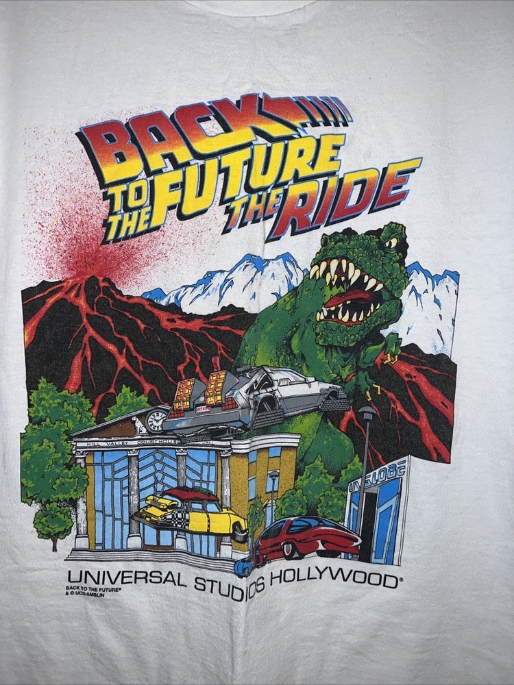 VINTAGE BACK TO THE FUTURE UNisex Cotton Classic T-shirt All Sizes BO2555