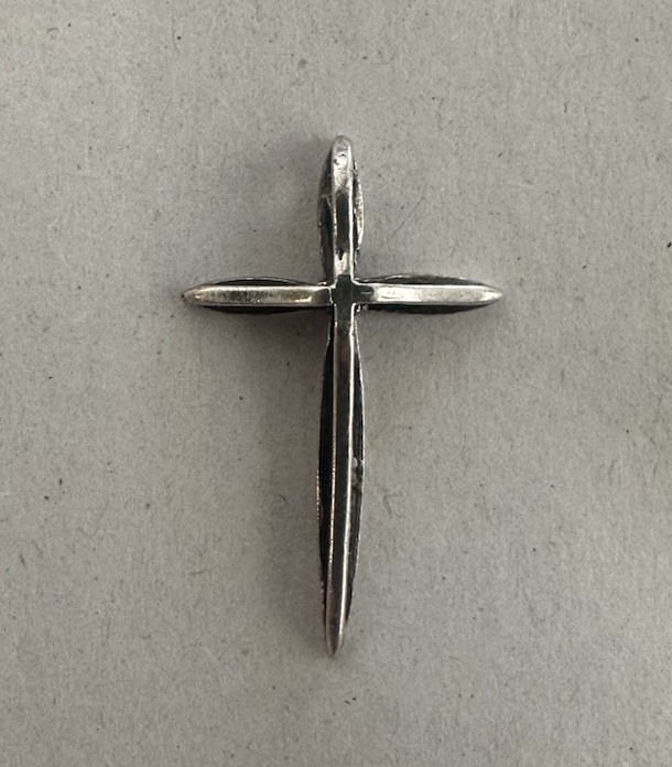 Sterling Silver 925 Sunwest Southwestern Christian Religious 1” Cross Pendant