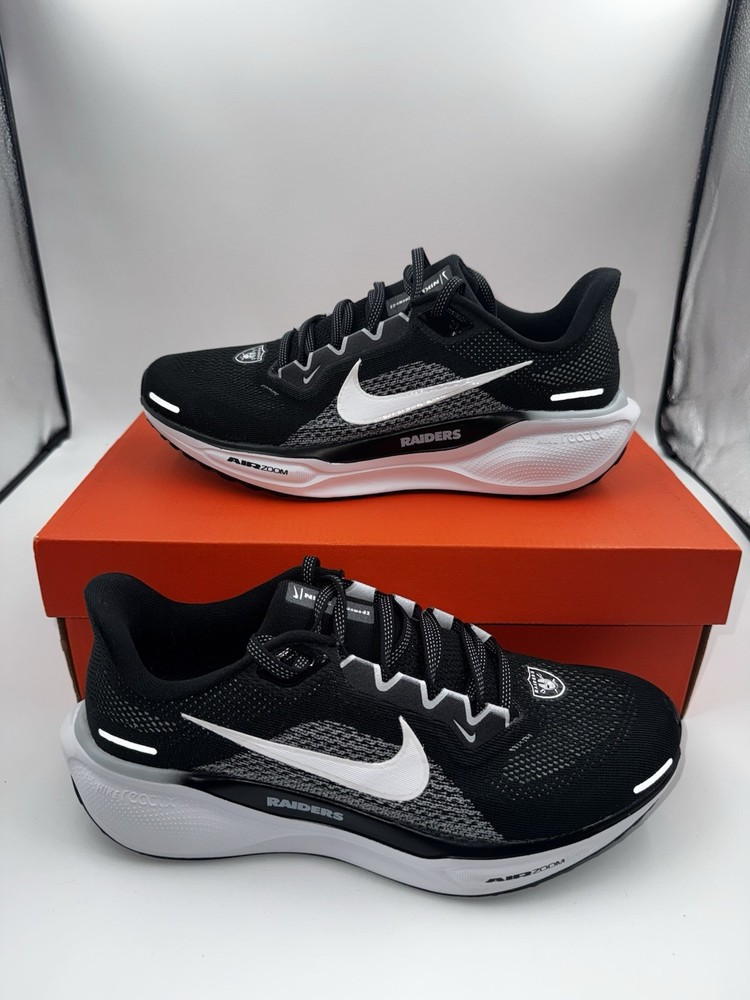 Nike Zoom Pegasus 41 Las Vegas Raiders Black Mens Shoes FZ5093-001 Size 7