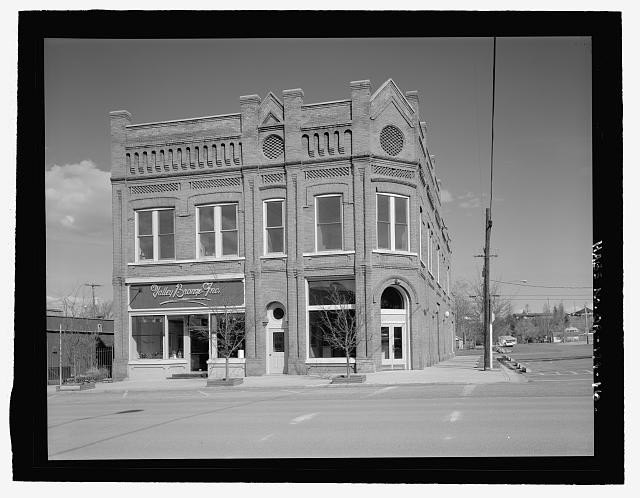 Detail View Of Main Street Elevation Of The Schluer Building, Looking East,
