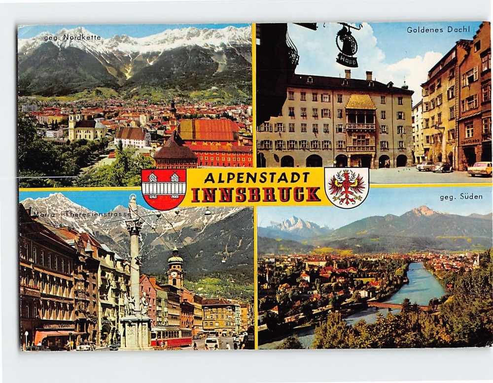 Postcard Scenes & Views Innsbruck Austria
