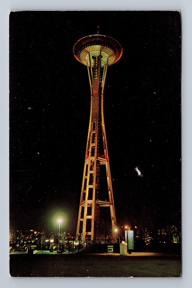 Seattle WA-Washington Space Needle Vintage c1967 Postcard