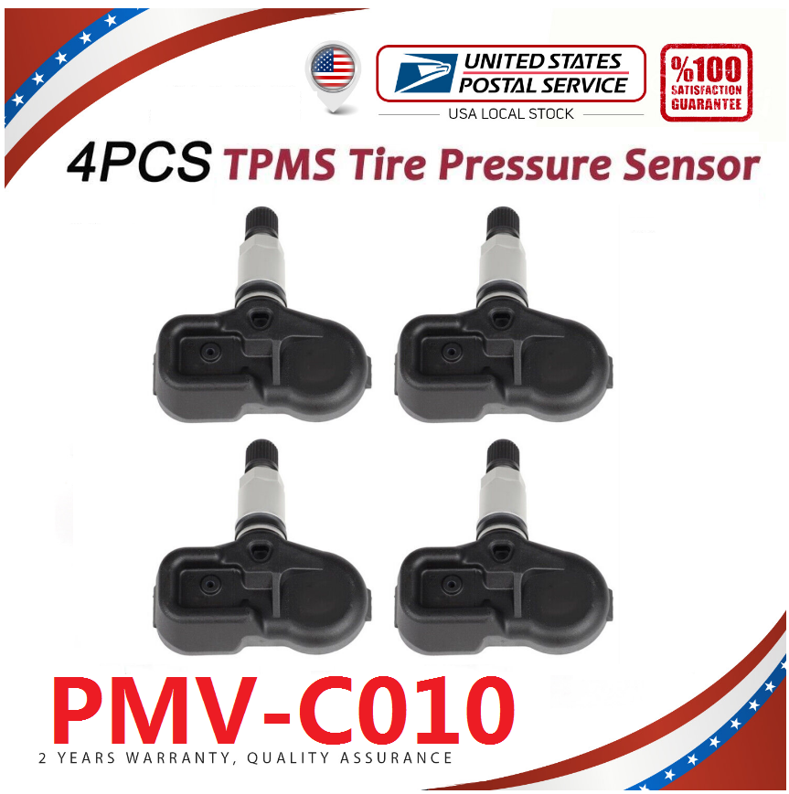 Set of 4 PMV-C010 TPMS Sensors Kit for Lexus GS200t GS300 GS350  