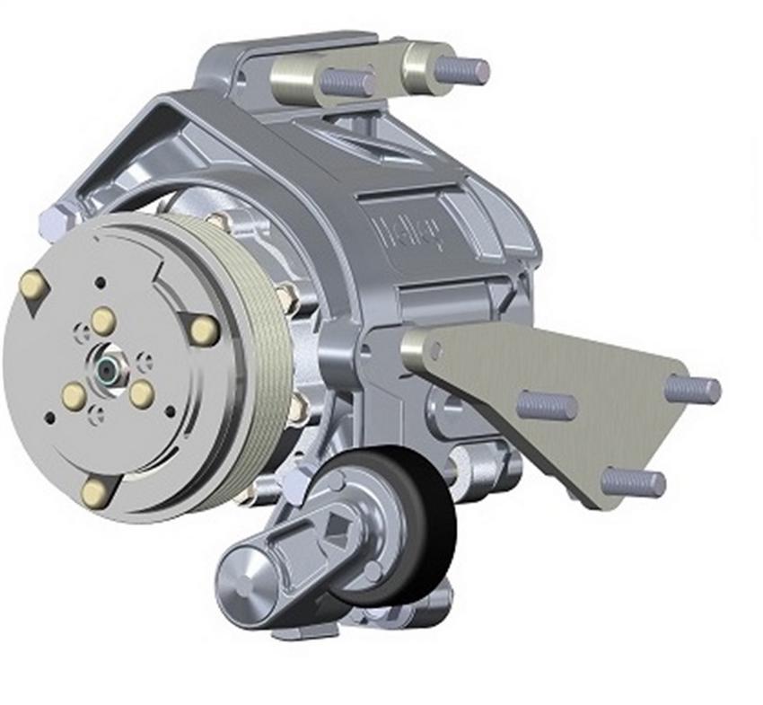 Holley Accessory Drive Component Mount Set - Low LS Drive System (A/C) w/Sanden