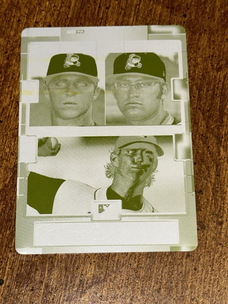 KYLE WEILAND, BRYAN PRICE, STEPHEN FIFE 2008 TRISTAR PROSPECTS PLUS PLATE #1/1