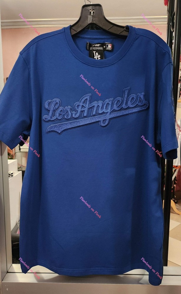 Dodgers All Blue Chenille Pro Standard T-Shirt
