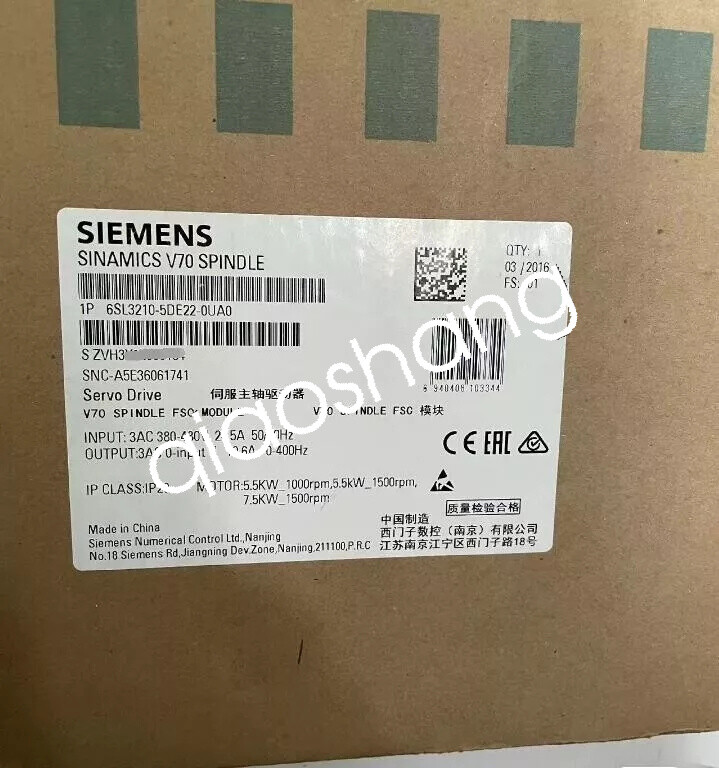 1pc for NEW 6SL3210-5DE22-0UA0 (by Fedex or DHL)