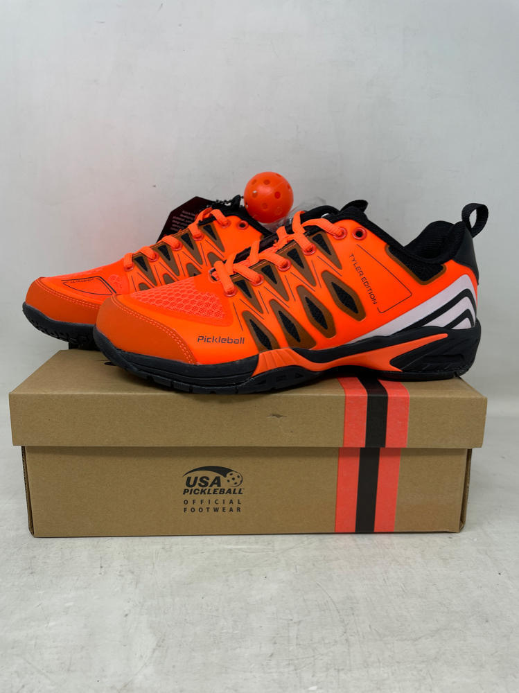 Acacia Men's Signature Tyler Loong Edition Pickleball Shoe, 8, Solar/Orange-image