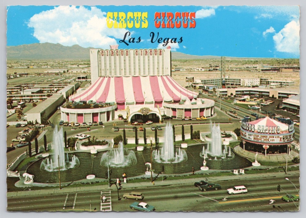 Las Vegas Nevada, Circus Circus Hotel & Casino, Vintage Postcard