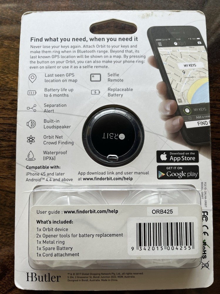 2-4PCS Bluetooth Tile Smart GPS Tracker for Keys Wallet Pet Finder Anti-Loss