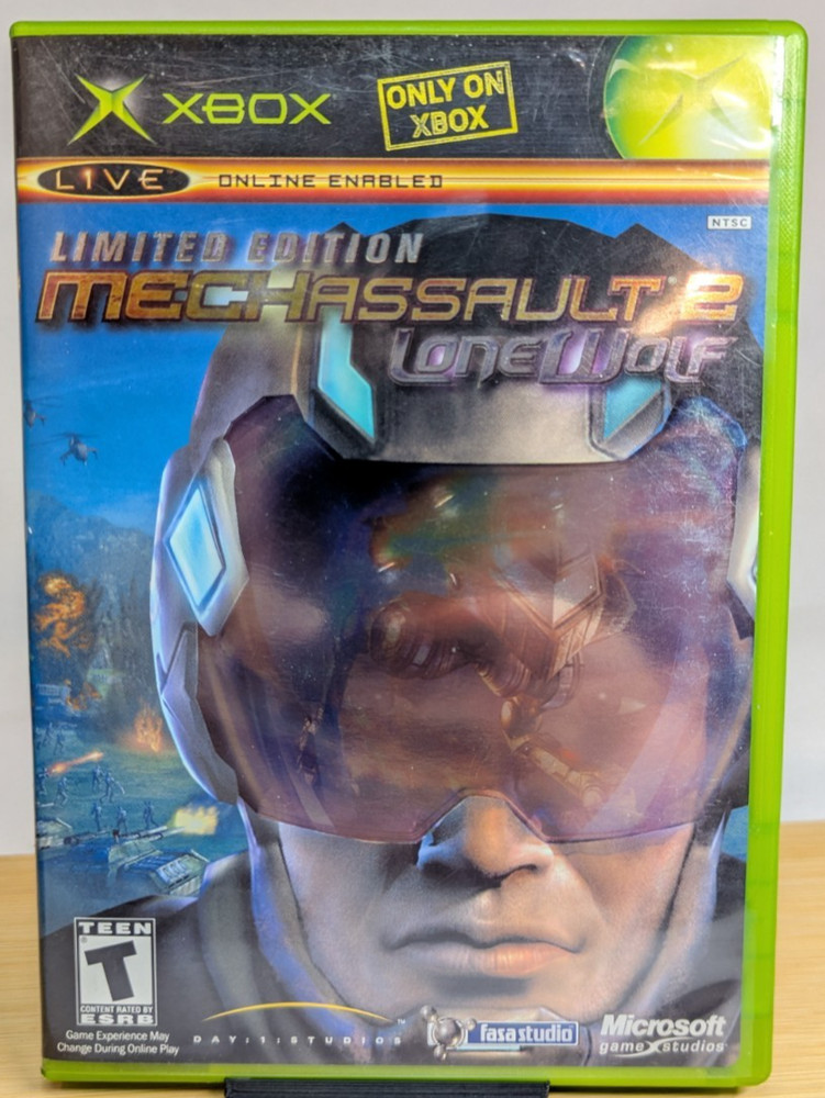 MechAssault 2: Lone Wolf Limited Edition (Microsoft Xbox, 2004) CIB Tested!