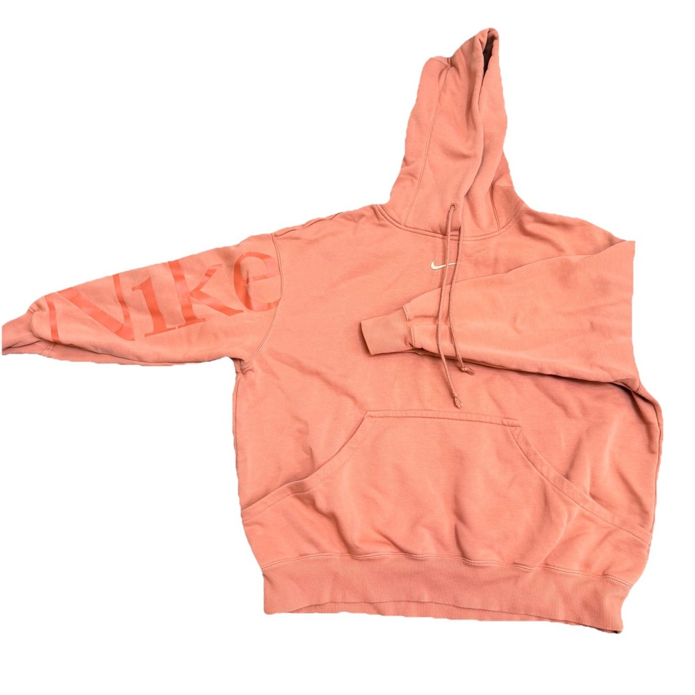 Nike Sportswear Phoenix Fleece Hoodie Women’s XL  Oversized Salmon Pink
